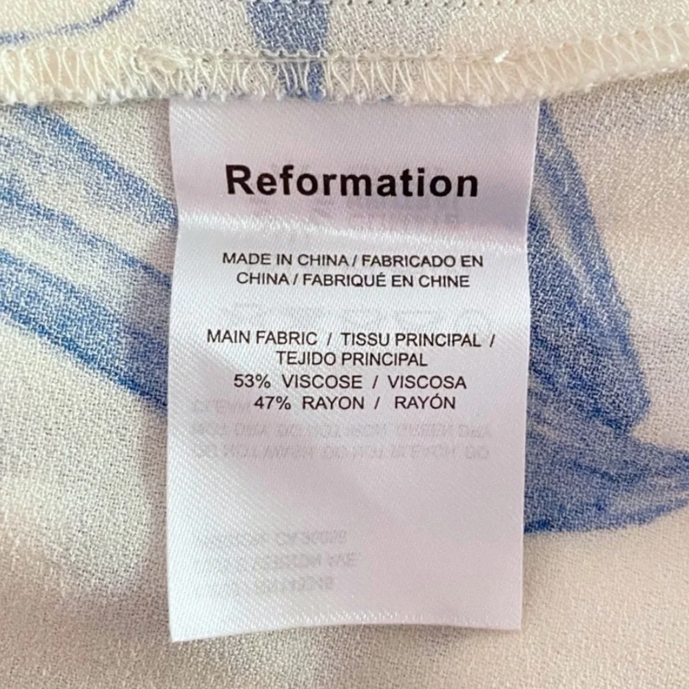 NEW Reformation Bea Skirt Lisse 12